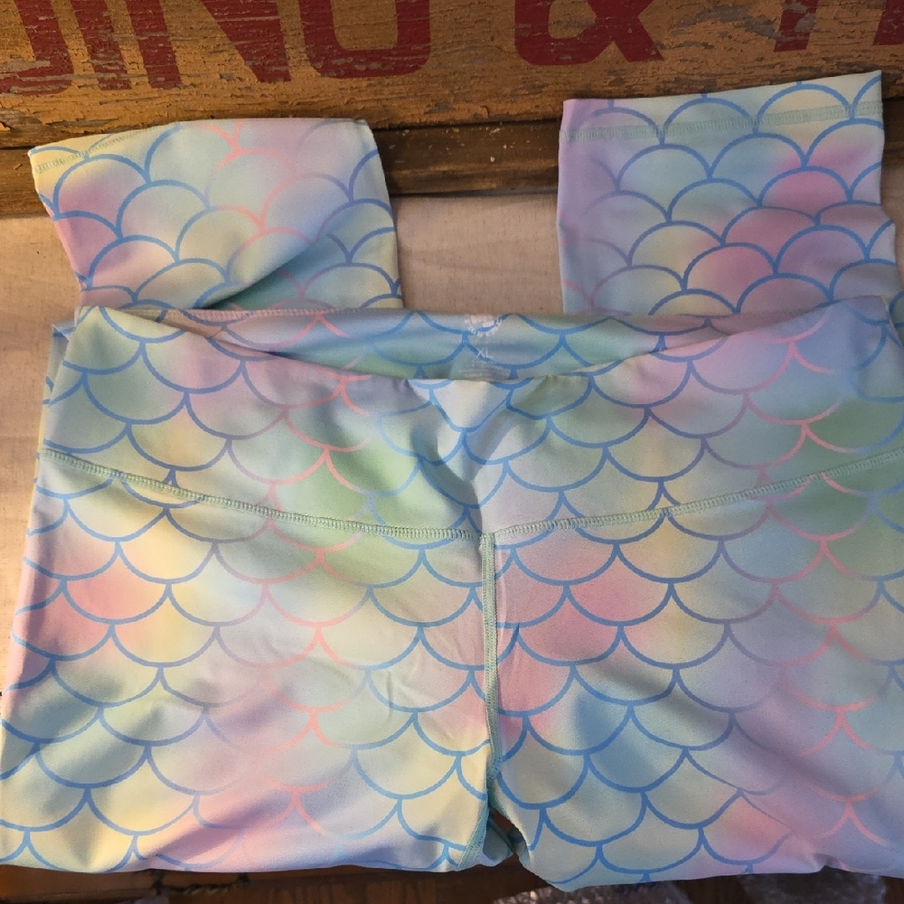 Feed Me Fight Me Mermaid Leggings